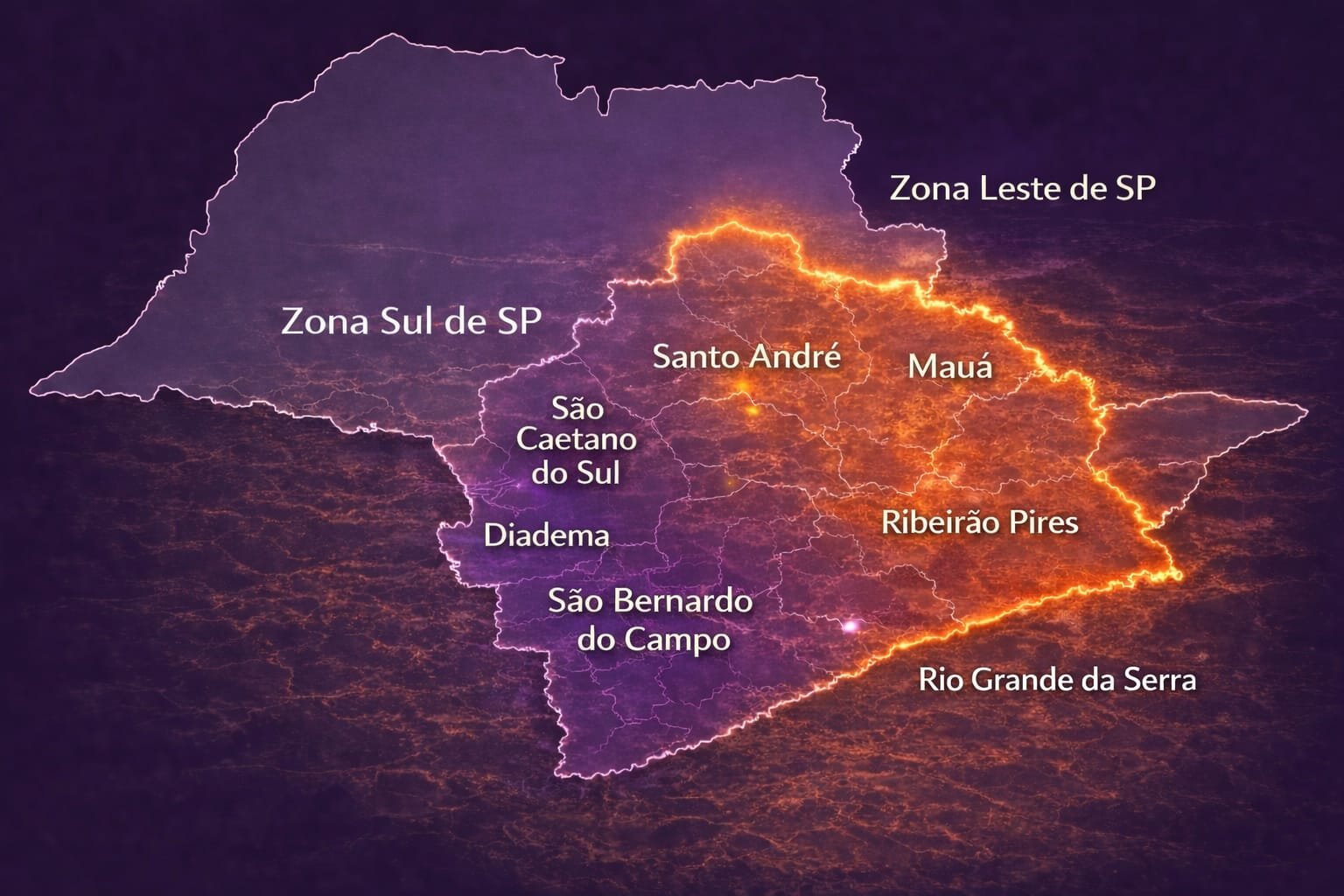 Mapa de Cobertura da Vet Flow